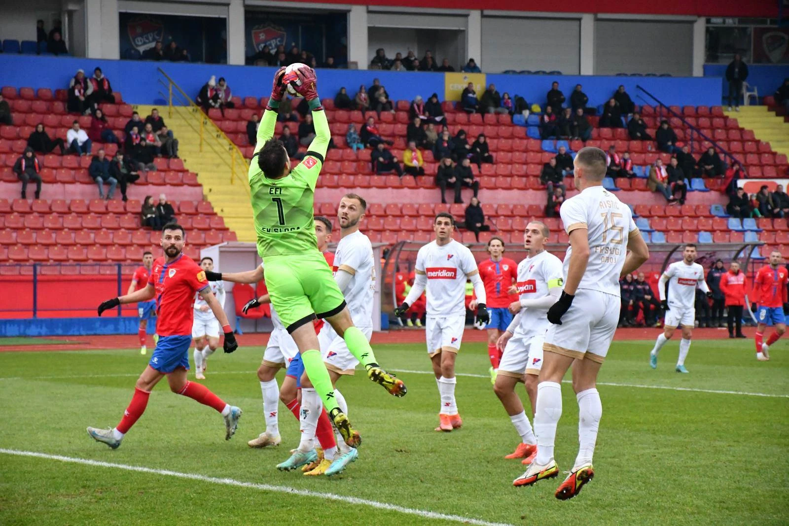 Sloga se nakon isključenja raspala, Borac slavio 4:0