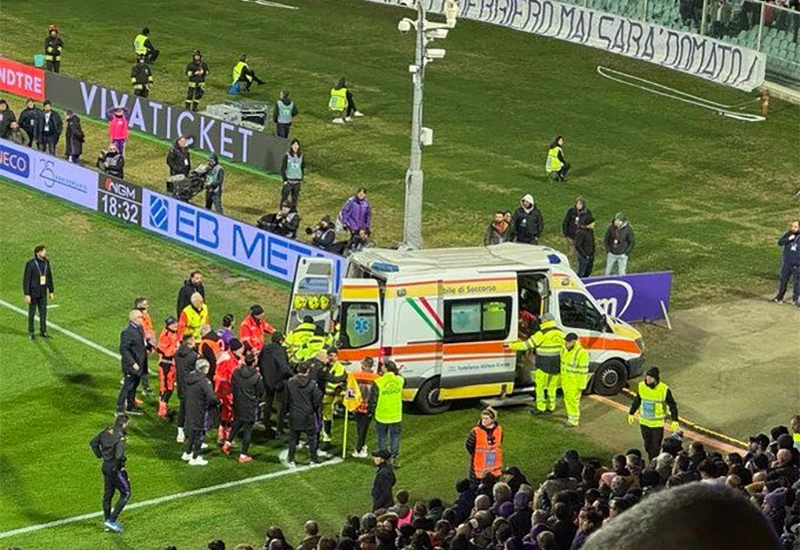 Prekinut meč Fiorentine i Intera, igrač se srušio na terenu