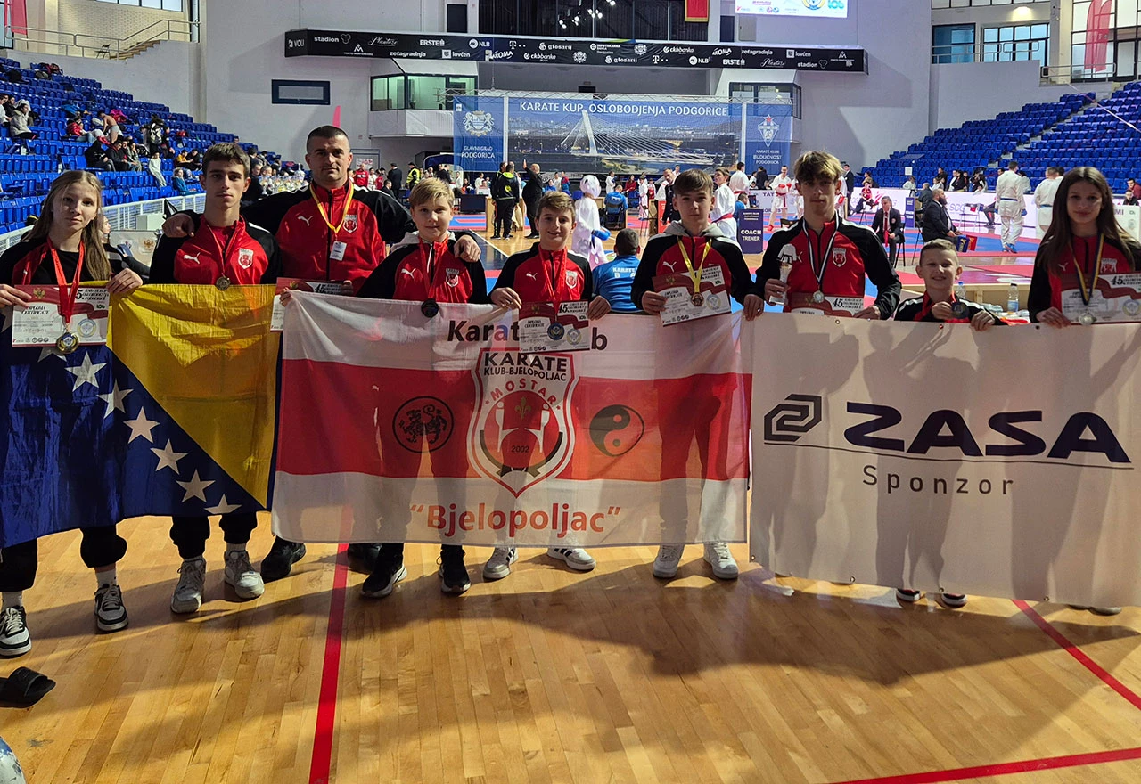 Karate klub Bjelopoljac osvaja medalje na međunarodnom turniru u Podgorici
