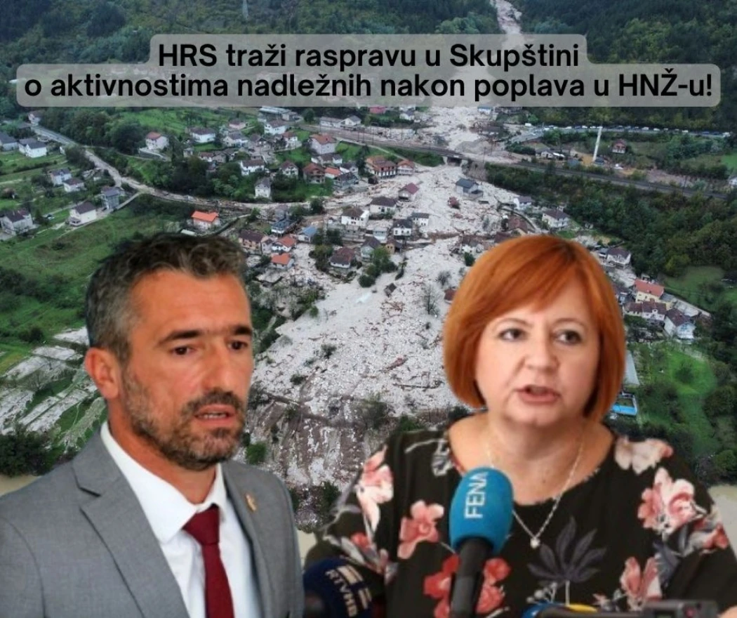 HRS: Tražimo raspravu o aktivnostima u poplavljenim područjima u Skupštini HNŽ-a