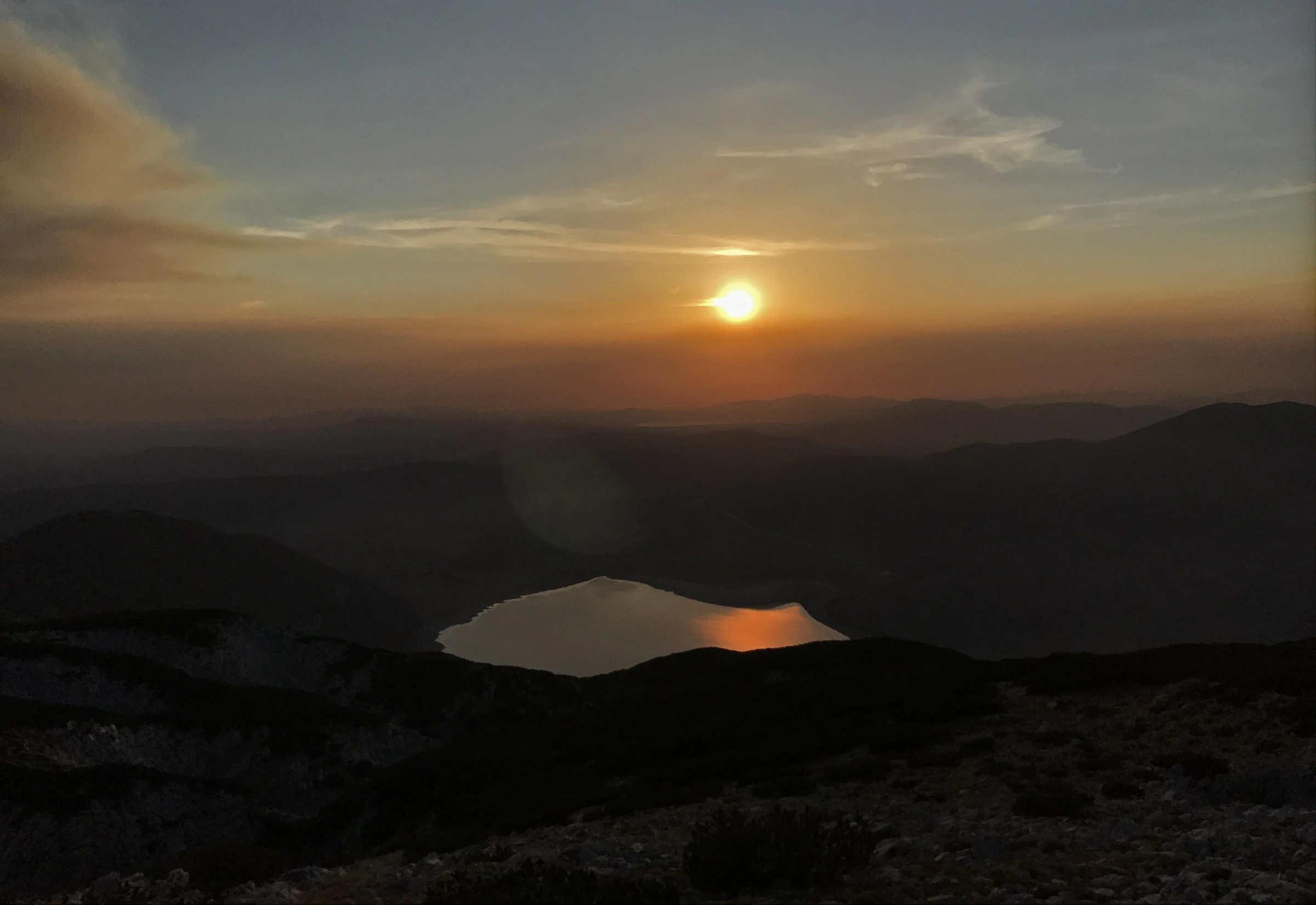 Zalazak sunca nad Blidinjskim jezerom