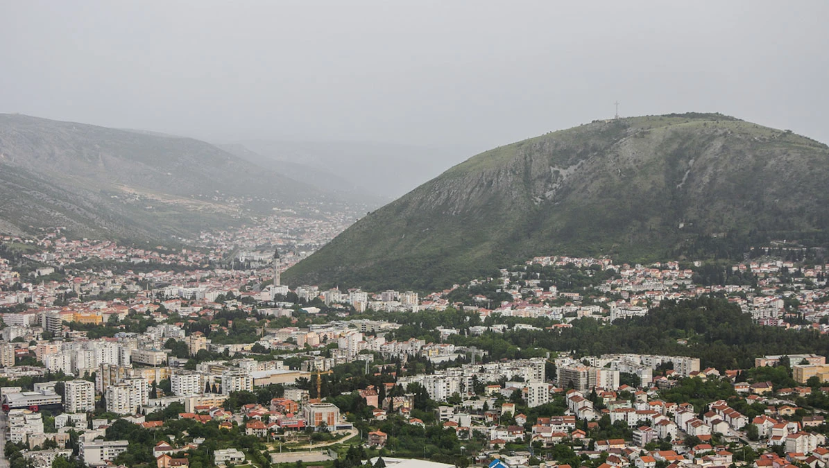 Saharski pijesak nad Mostarom 
