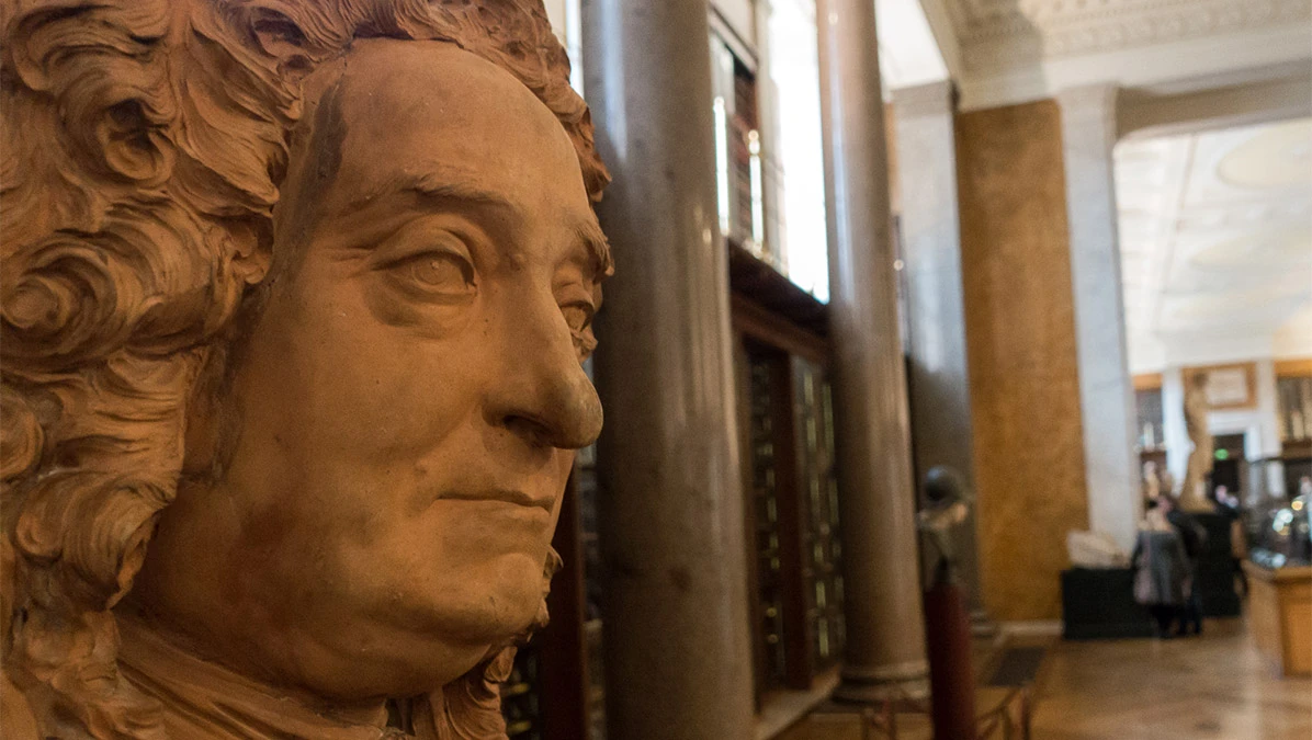 British Museum ukonio bistu Sir Hansa Sloanea, trgovca robovima i kolekcionara