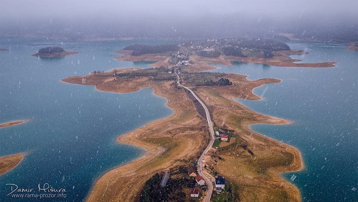 Ramsko jezero i snijeg