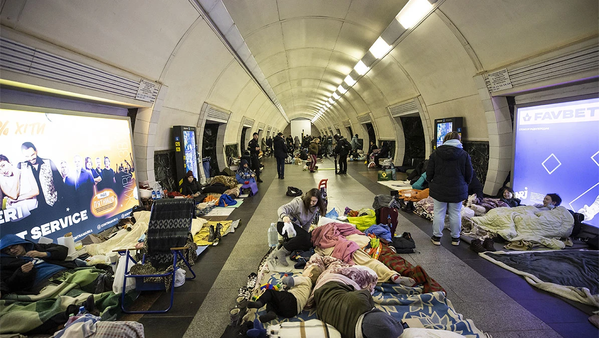 Metro stanica kao utočište 