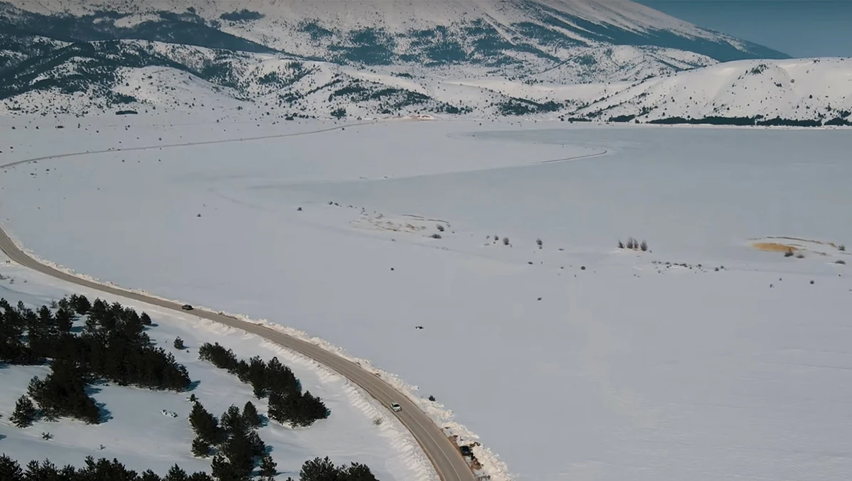 Zaleđeno jezero na Blidinju