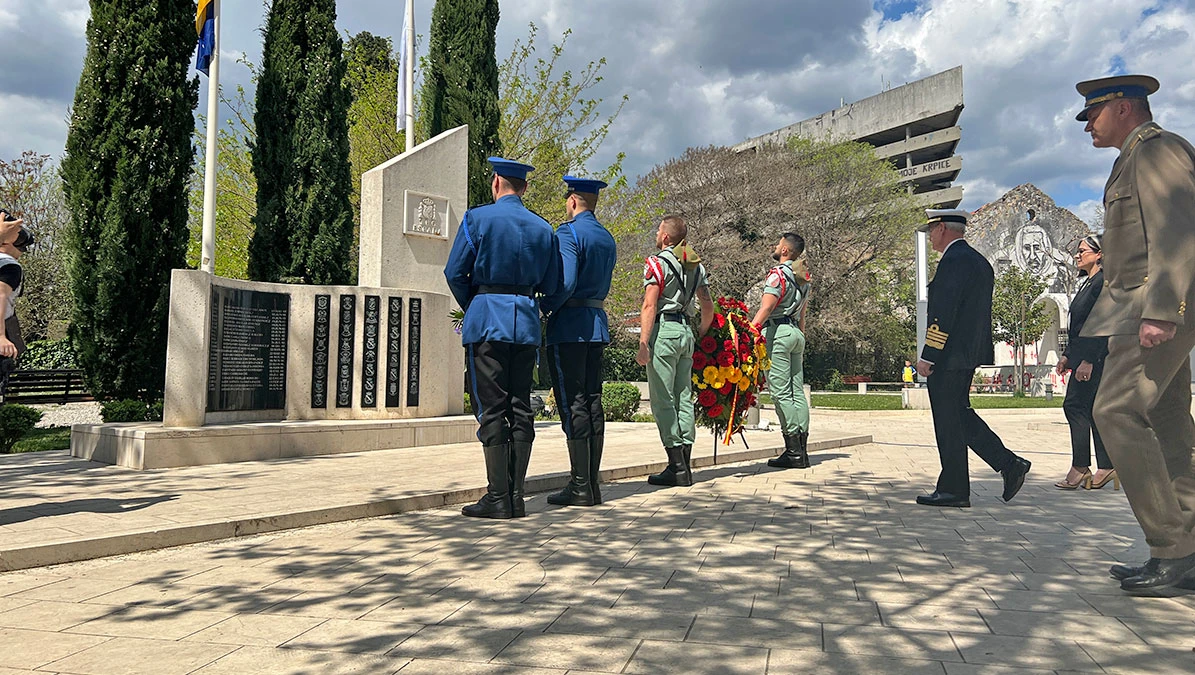 Ceremonia española en Mostar