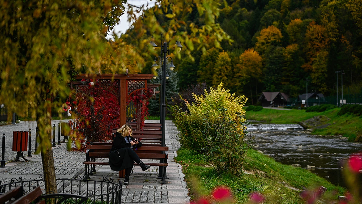Jesen u parku Pieniny