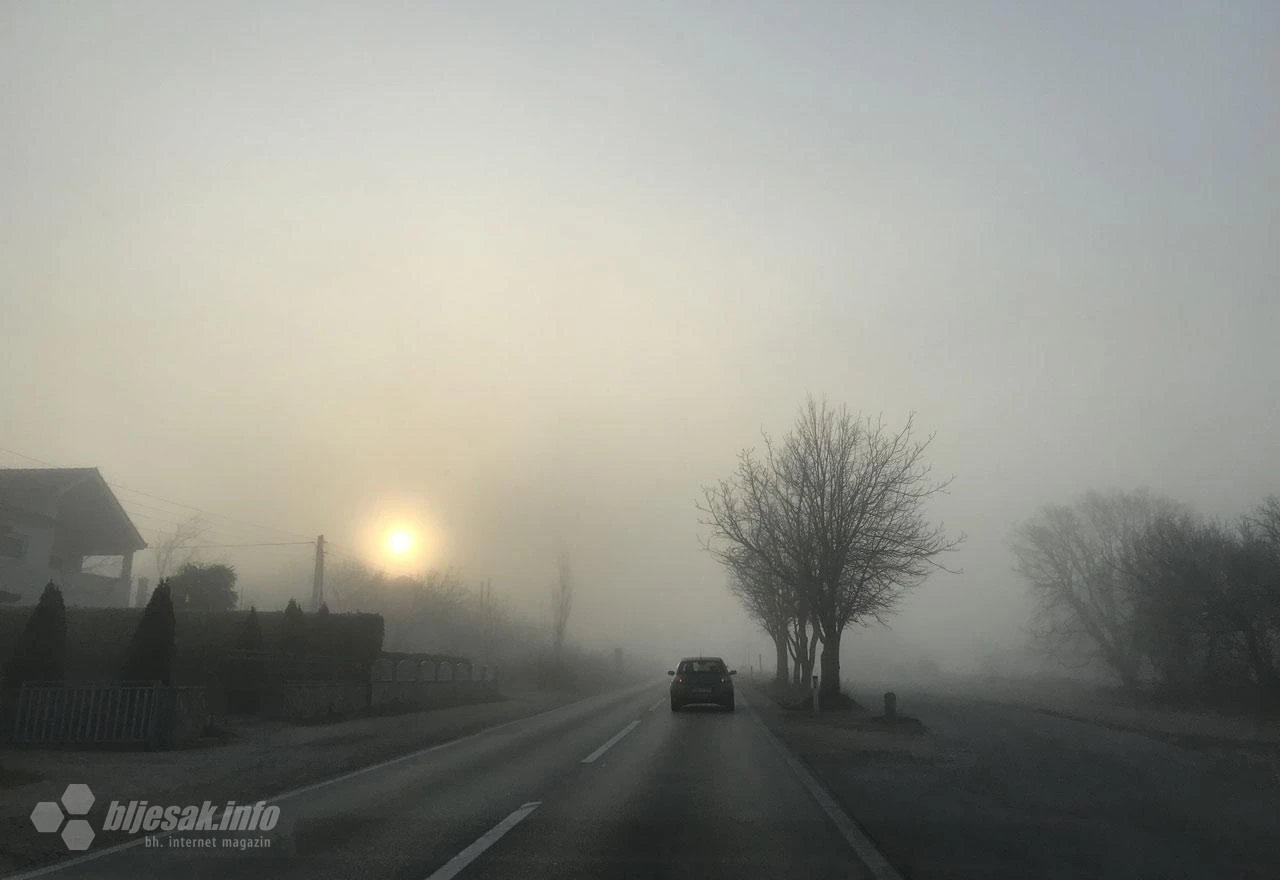 Kolnici vlažni, magla uz rijeke smanjuje vidljivost