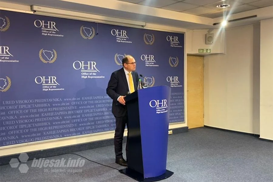 Schmidt: Oni koji govore o trećem entitetu ne smiju dobiti nikakvu podršku