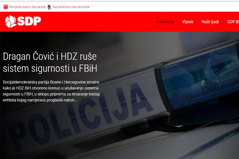 SDP: HDZ će izgubiti izbore i proglasiti treći entitet