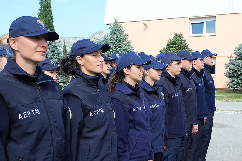 Postrojavanje 70 novih kadeta Granične policije BiH