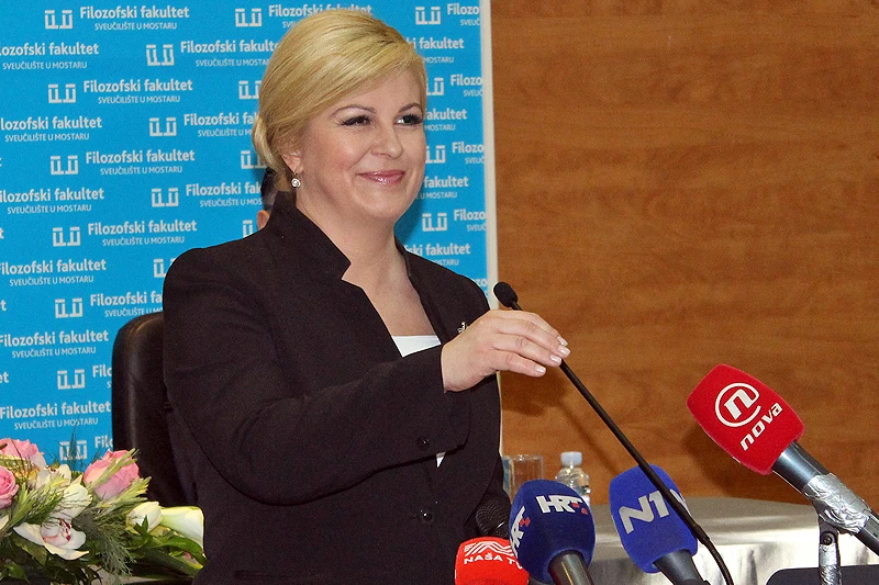 Grabar-Kitarović: Napadaju me oni koji ne žele da BiH uđe u EU i NATO