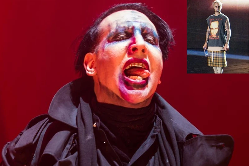 Manson Bieberu: Skidaj moju majicu, govnaru mali!
