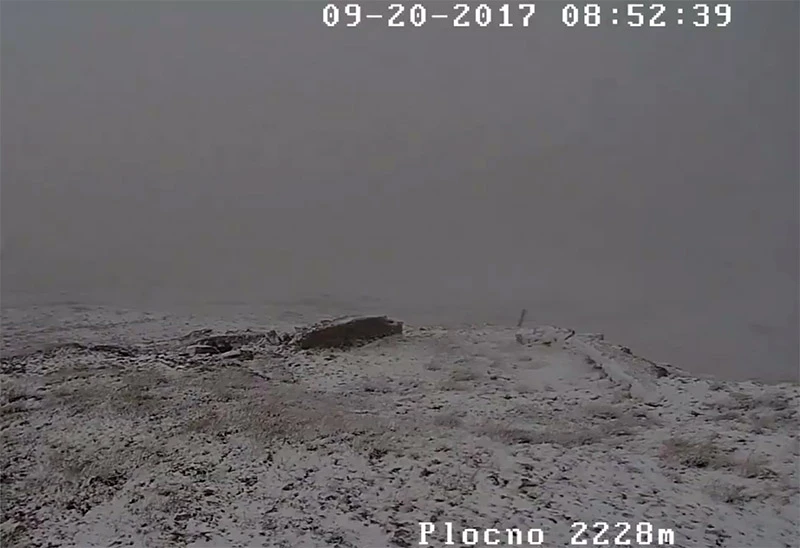 Pao prvi snijeg ove jeseni u Hercegovini