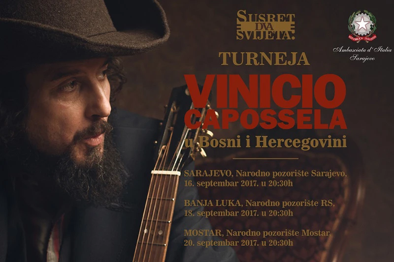 Poznati talijanski kantautor Vinicio Capossela stiže u Mostar