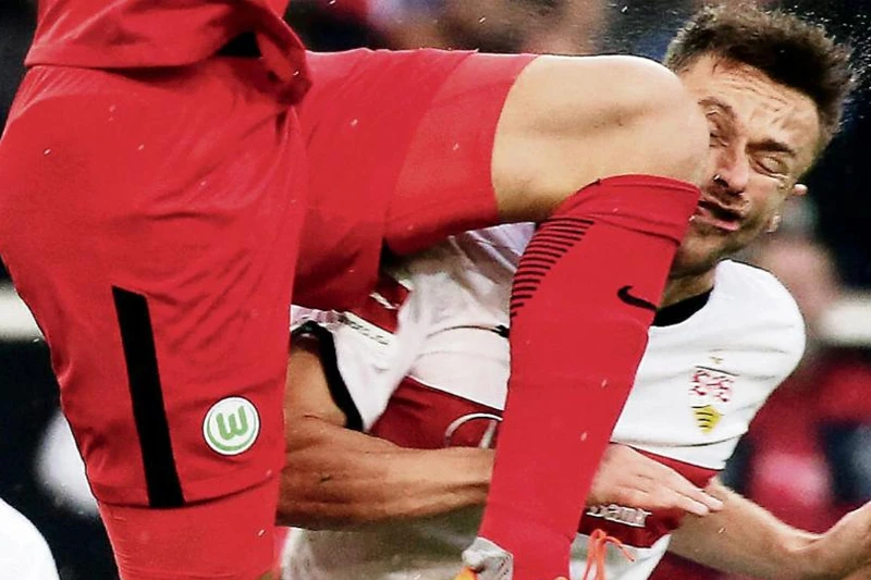 Koljenom u lice: Kapetan Stuttgarta Gentner teško ozlijeđen 
