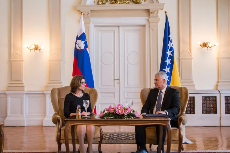 Čović primio vjerodajna pisma novoimenovane veleposlanice Slovenije u BiH
