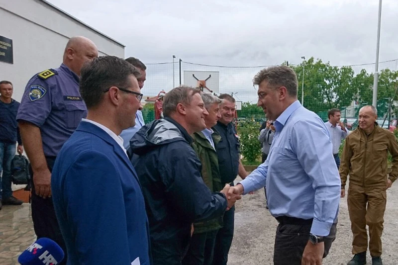 Plenković najavio proglašenje elementarne nepogode u Zadru