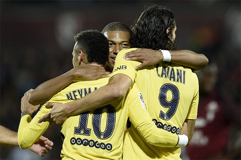 Krenuo 'atomski' PSG: Neymar, Mbappe i Cavani demolirali Metz