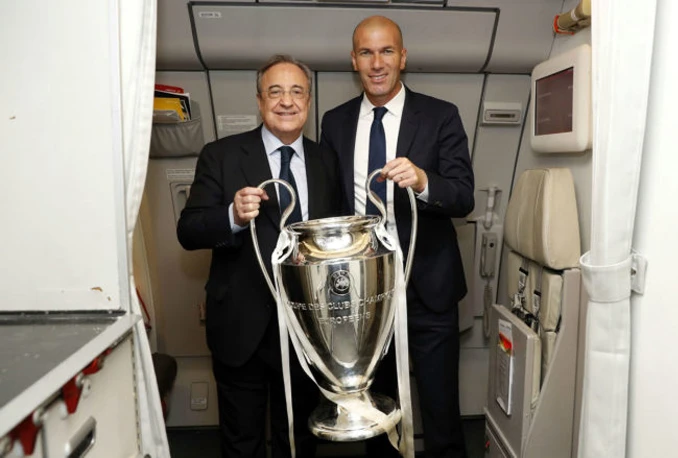 Zinedine Zidane najštedljiviji trener u eri Florentina Pereza