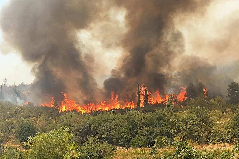 Trebižat: U pomoć stiže i vojska, požari bukte u blizini kuća