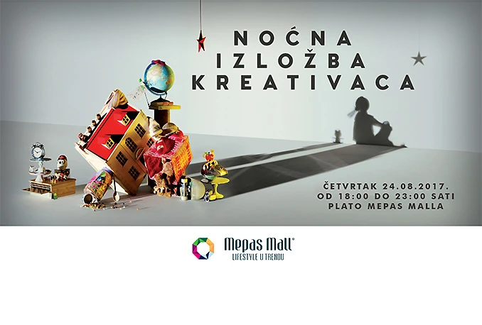 Noćna izložba kreativaca na platou Mepas Malla