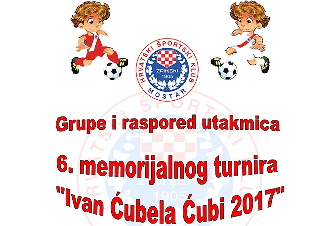 U srijedu se održava 6. memorijalni turnir Ivan Ćubela Ćubi