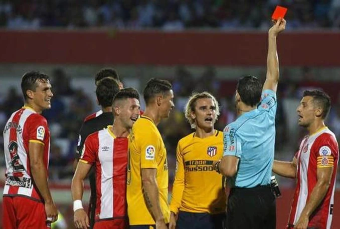 Griezmann nazvao suca p****m: Crveni karton i drastična kazna!