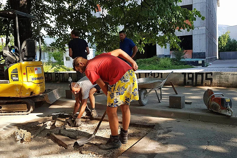 Nakon pisanja Bljeska: Sanira se rupa kod ''Novog tržnog''