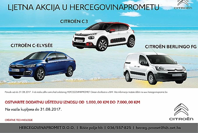 Hercegovinapromet: Vruće ljetne cijene su počele...