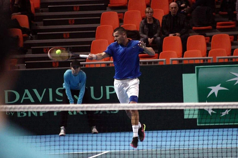 Tomislav Brkić u 2. kolu ITF Futures turnira u Novom Sadu