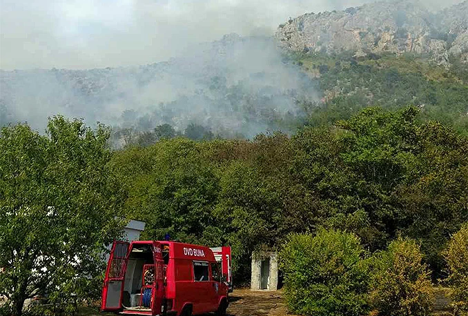 Sedam požara na području HNŽ