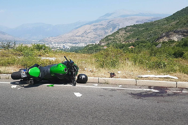 Mostar: Motociklist nakon zadobivenih teških ozljeda, prebačen na liječenje u Njemačku