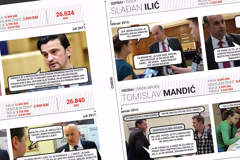 Objavljen strip o prevarama bh političara