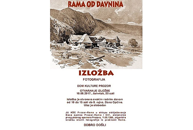 Izložba starih fotografija Rame