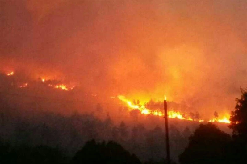 Ljubuški: Gornji Radišići u plamenu