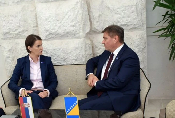 Zvizdić – Brnabić: Dobri odnosi BiH i Srbije ključ za napredak regije