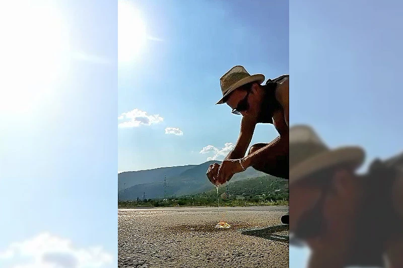 VIDEO | Mostarac ispekao jaje na asfaltu