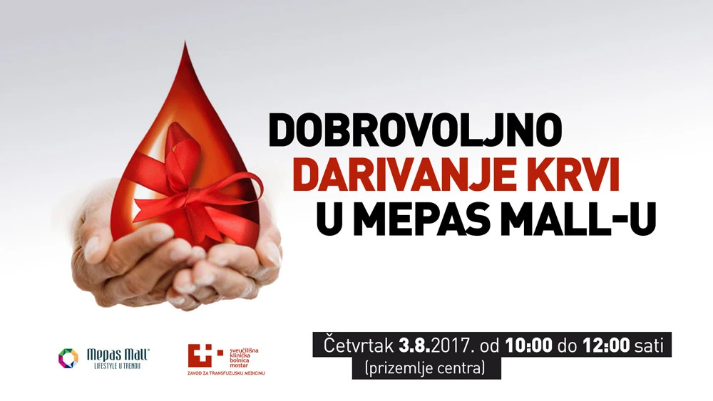 Dobrovoljno darivanje krvi u Mepas Mallu