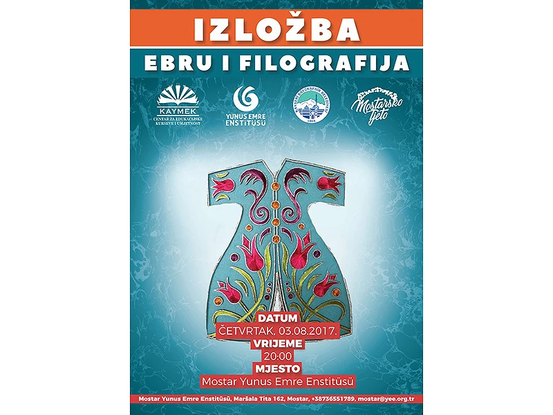 Otvorenje izložbe ebru umjetnosti i filografije u Mostaru