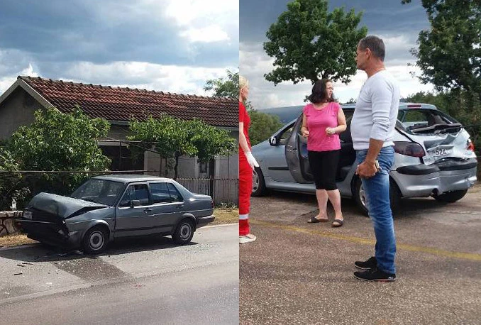 Široki Brijeg: Sudar Jette i Peugeota