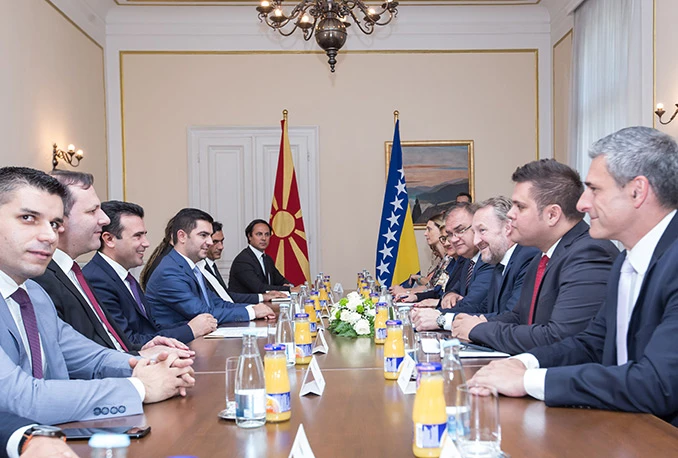 Zaev s članovima Predsjedništva BiH: Trebamo jačati suradnju
