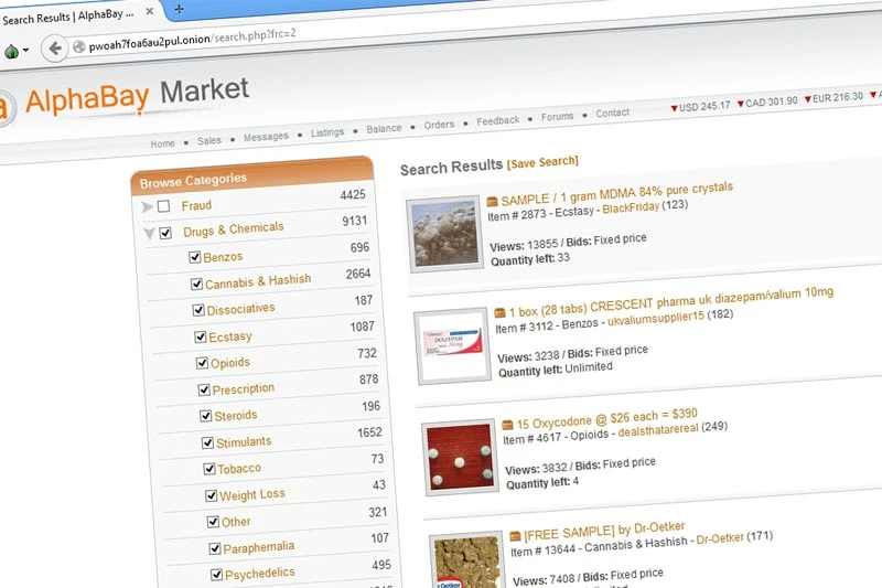 Zatvorena stranica Alphabay, administrator se ubio