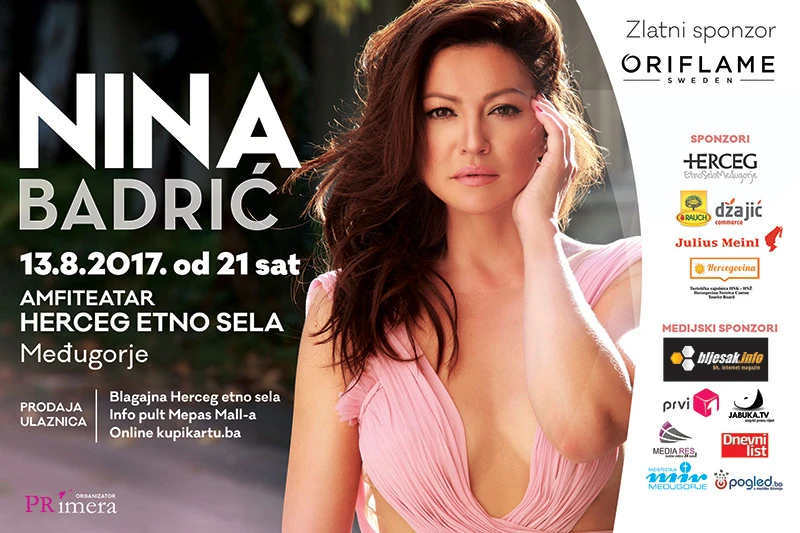 Rasprodano već pola amfiteatra za koncert Nine Badrić u Međugorju