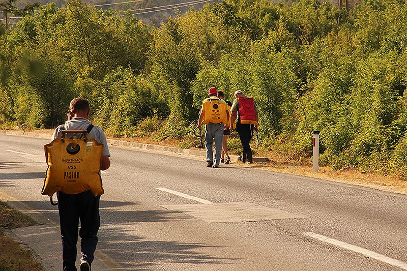 Situacija na požarištima u istočnoj Hercegovini bolja nego jučer
