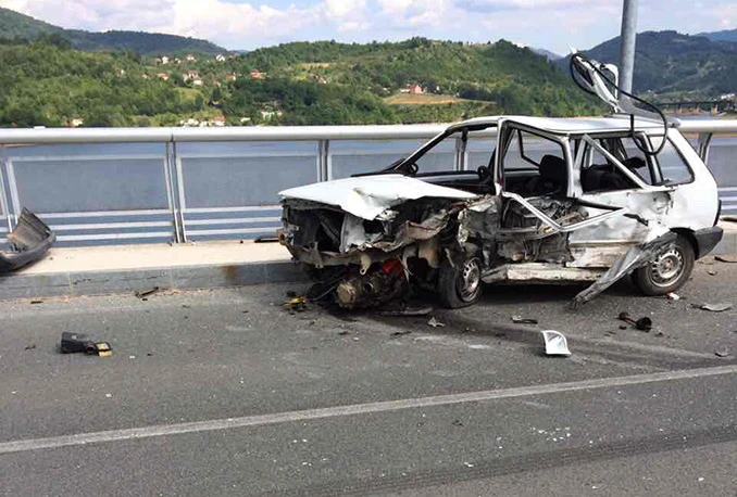 Težak sudar kod Konjica, dvoje ozlijeđenih