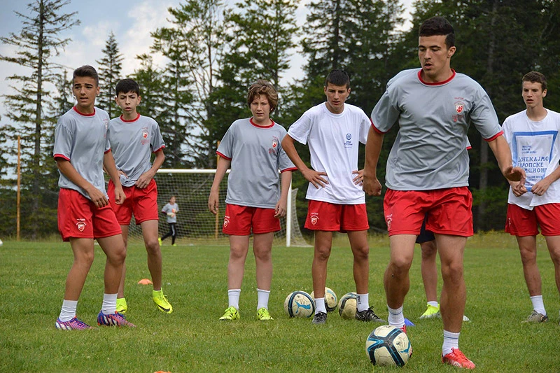 Na Jahorini počeo nogometni kamp Crvene zvezde