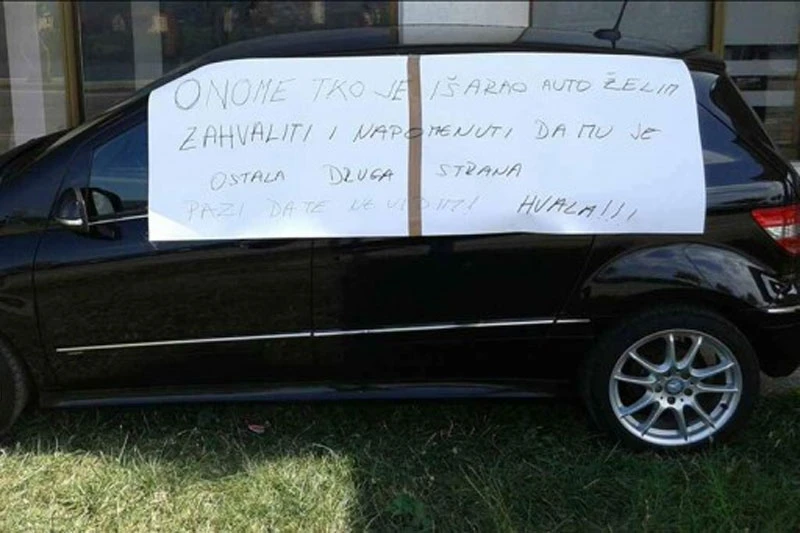 ''Isparali'' mu automobil, a on im poručio: Ostala vam je i druga strana