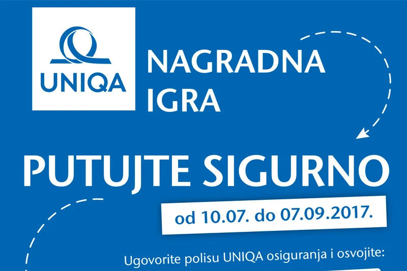 Počela je velika ljetna UNIQA nagradna igra ''Putujte sigurno''